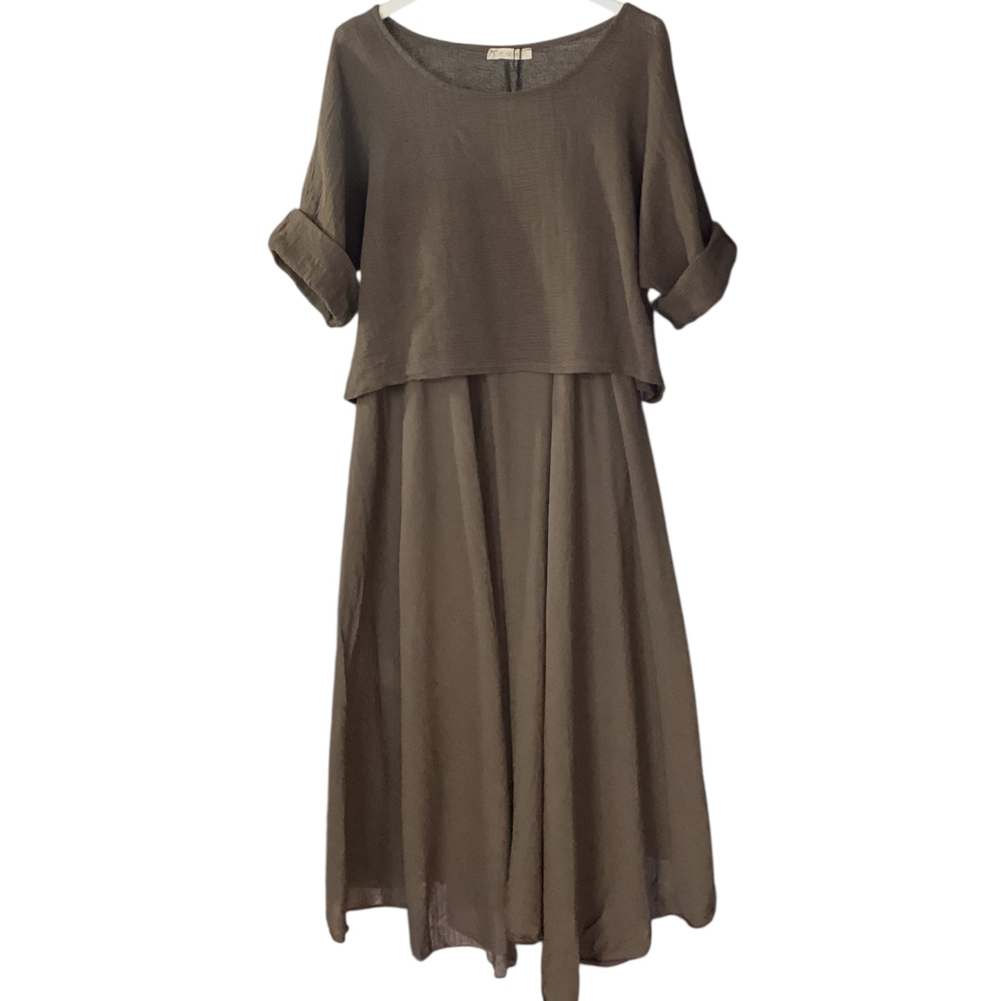 Molly. Floaty Cotton Dress & Crop Top