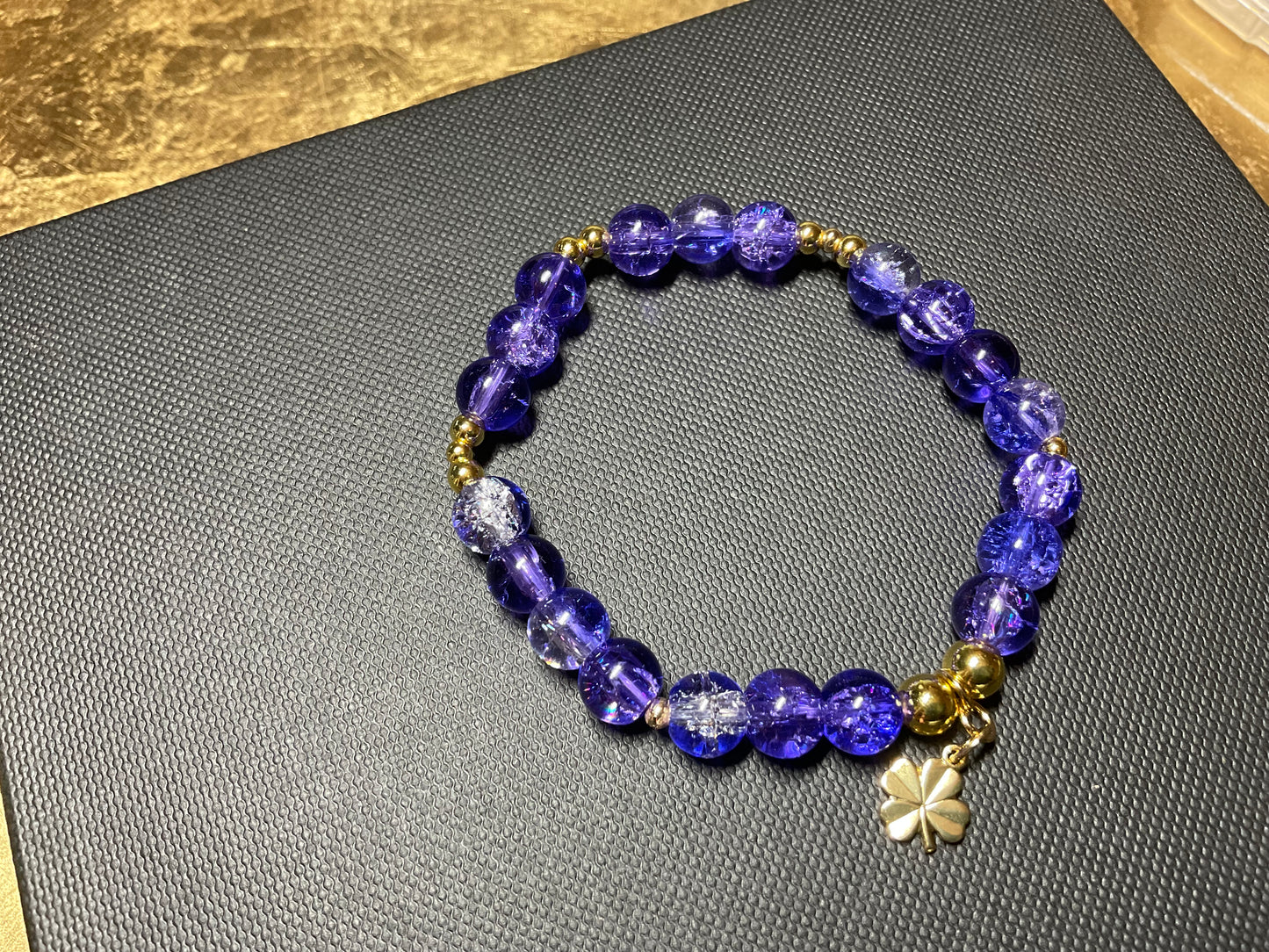 Purple Dream Lucky Clover Bracelet