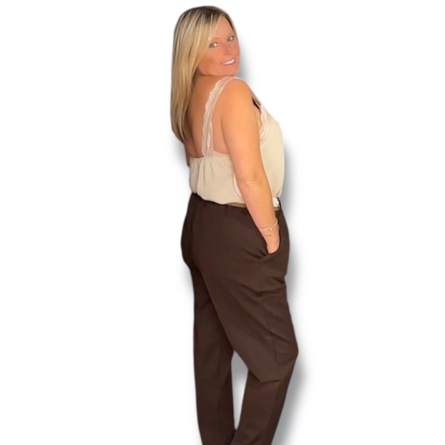 Trousers with Pockets & Belt (Sophie)