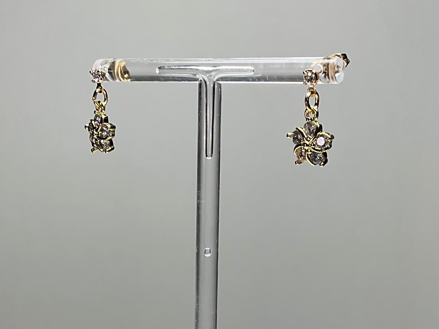 The Elara Earrings — 18k Gold Plated Crystal Drops