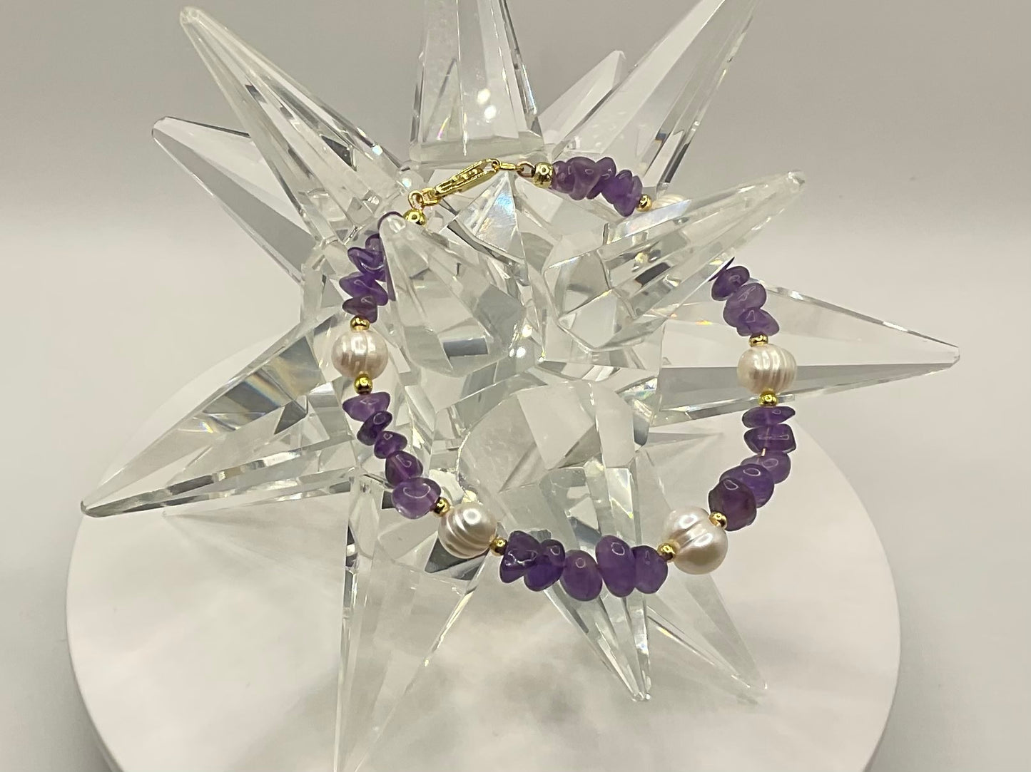 The Amethyst Grace Bangle