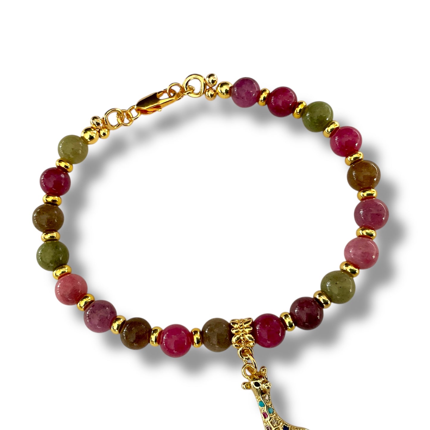 Wanderlust Giraffe Chalcedony Bracelet