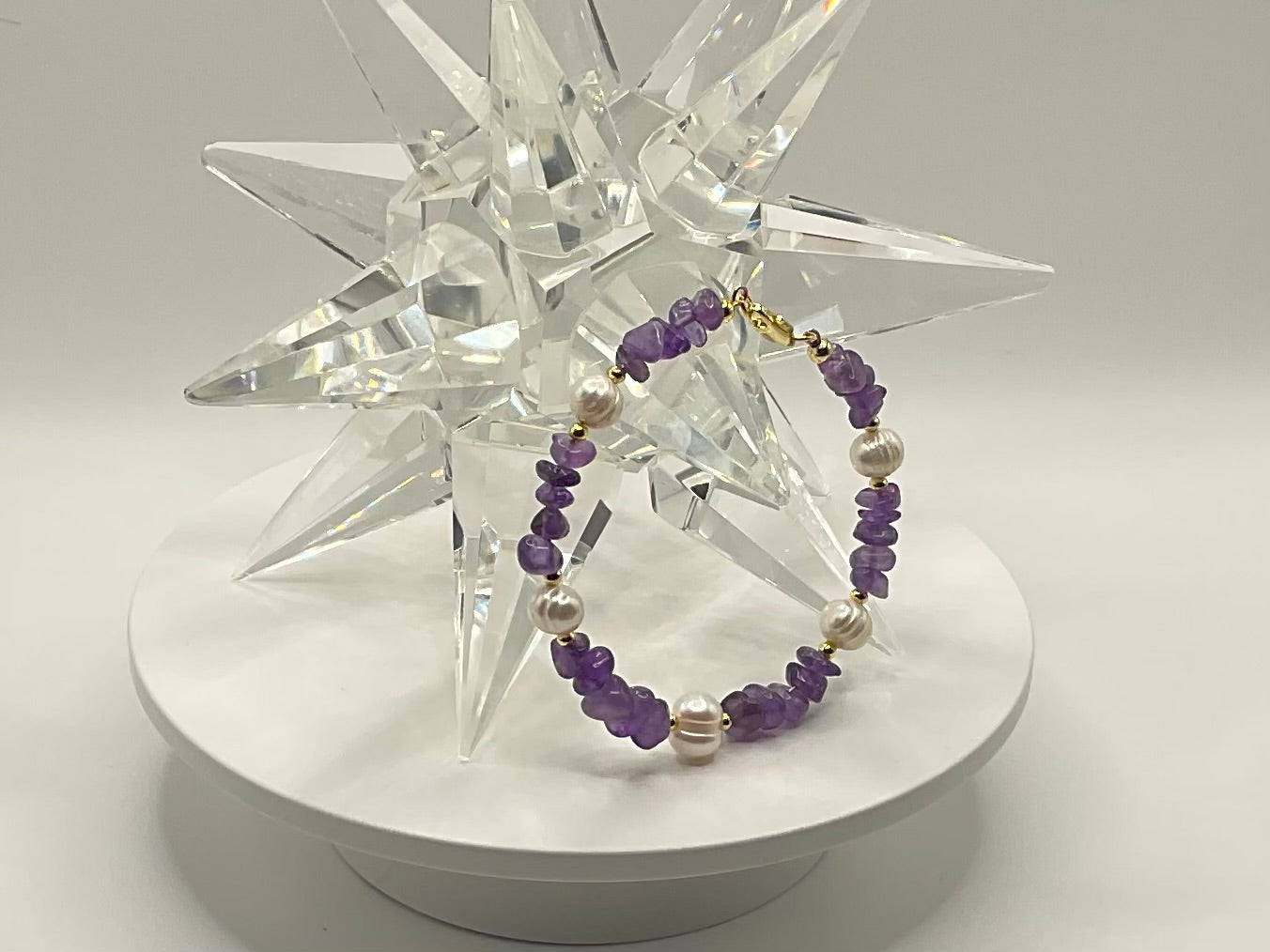 The Amethyst Grace Bangle