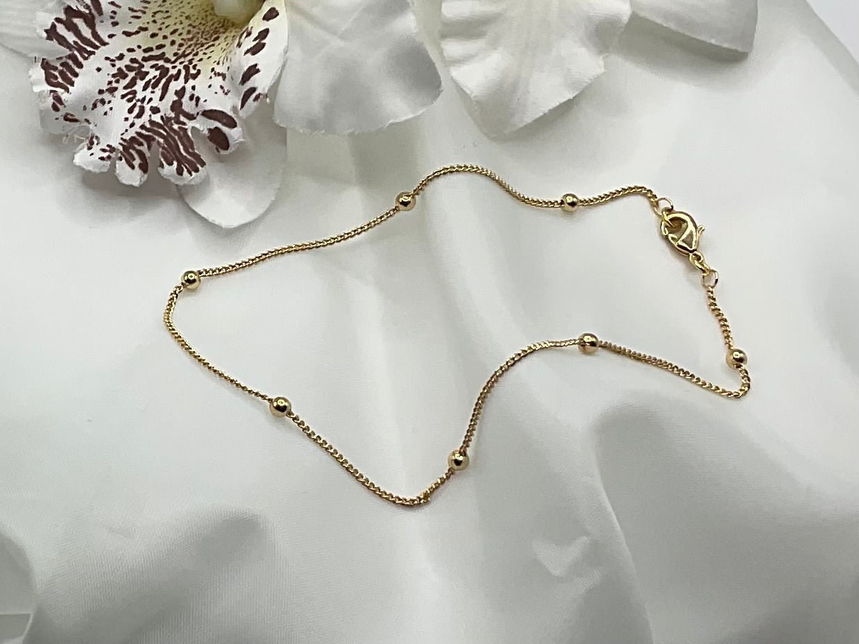 Barely There Gold Anklet