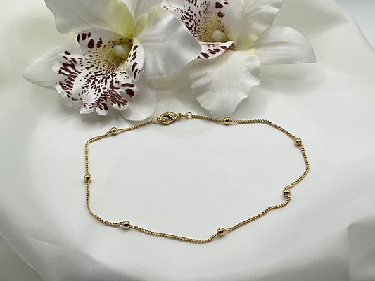 Barely There Gold Anklet