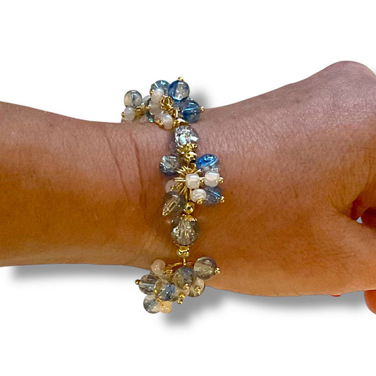 Frosted Skies Charm Bracelet