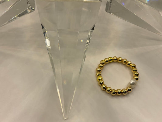 The Aurélie Pearl Bead Ring