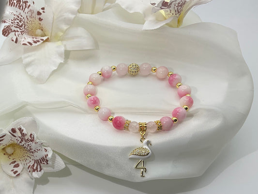 Pink Serenade Flamingo Bracelet