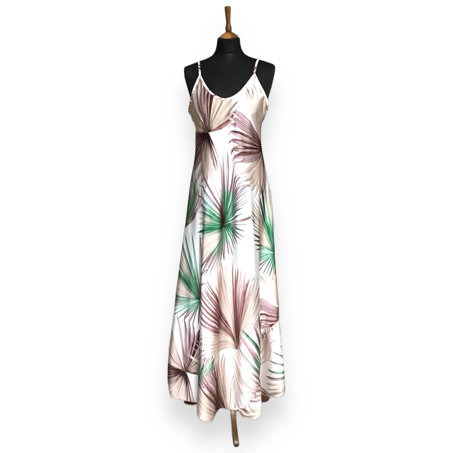 AIMEE. Slinky Feel Leaf Print Cami Dress