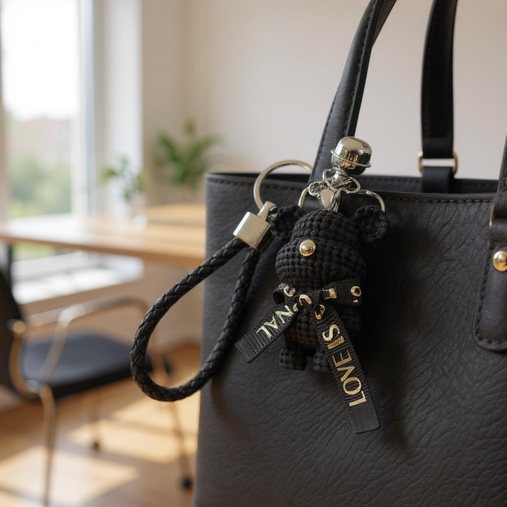 Teddy Keychain-Bag-Charm