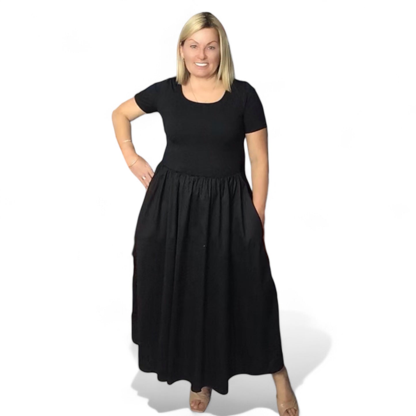 Preston Cotton Dress with Pockets