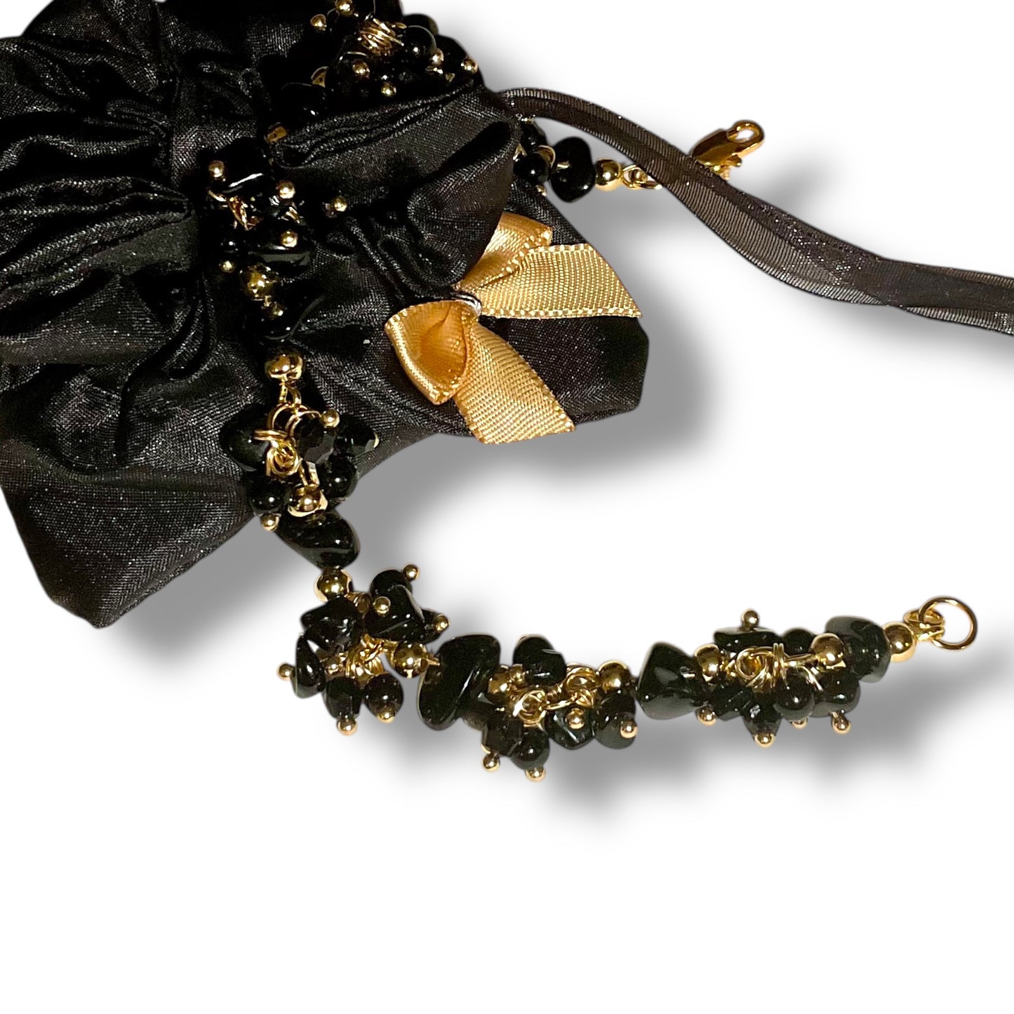 Midnight Shield Cluster Bracelet