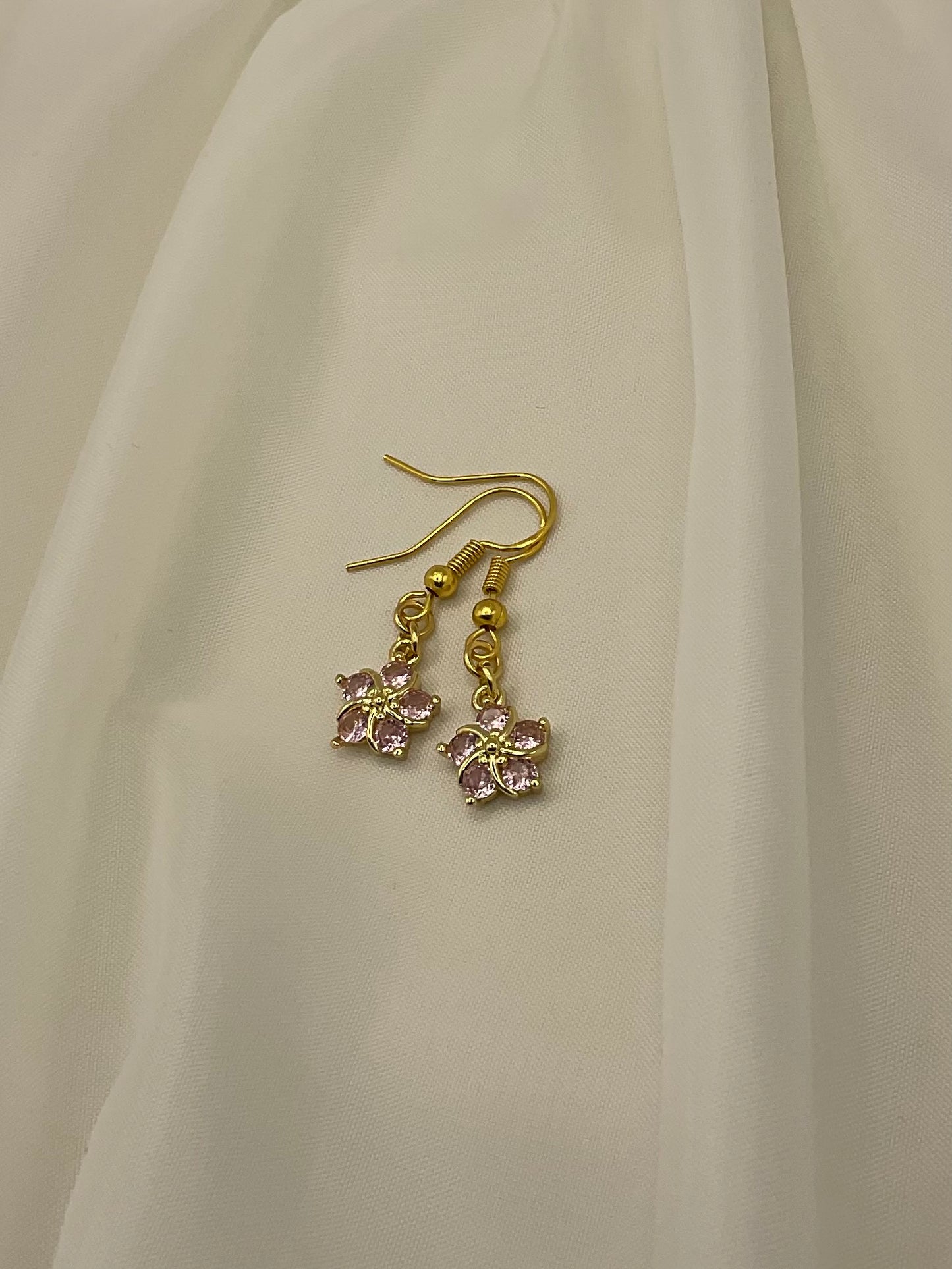 Midnight Bloom Drop Earrings