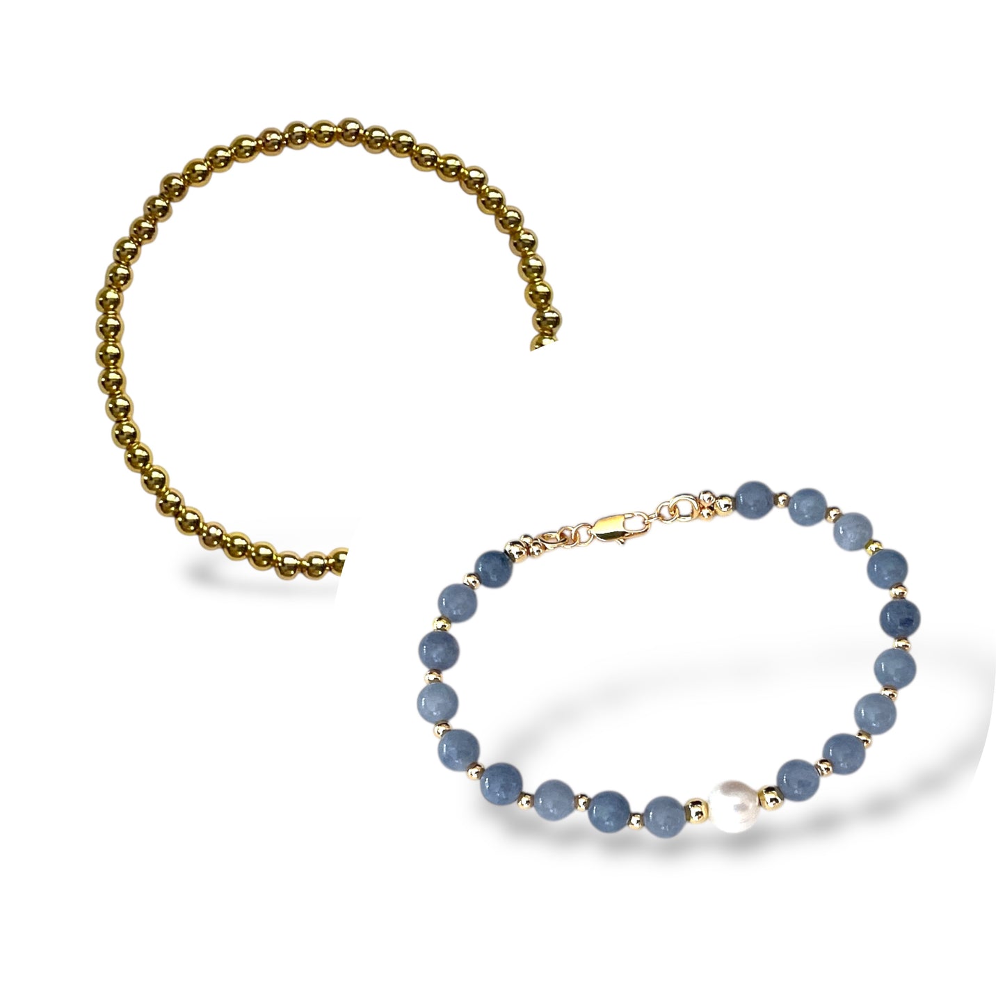 Soft Sky Pearl Bracelet