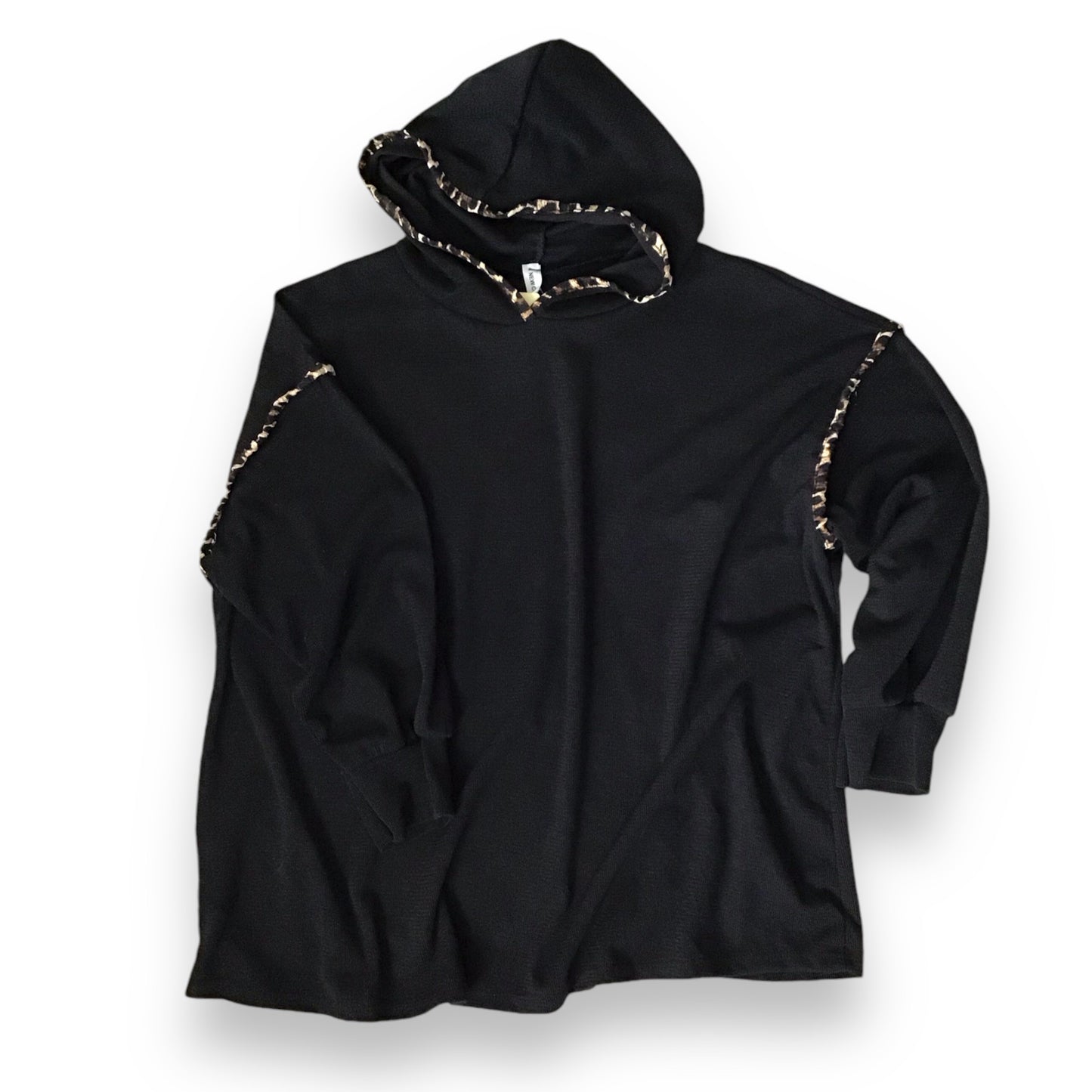 Jay. Animal trim Hoodie