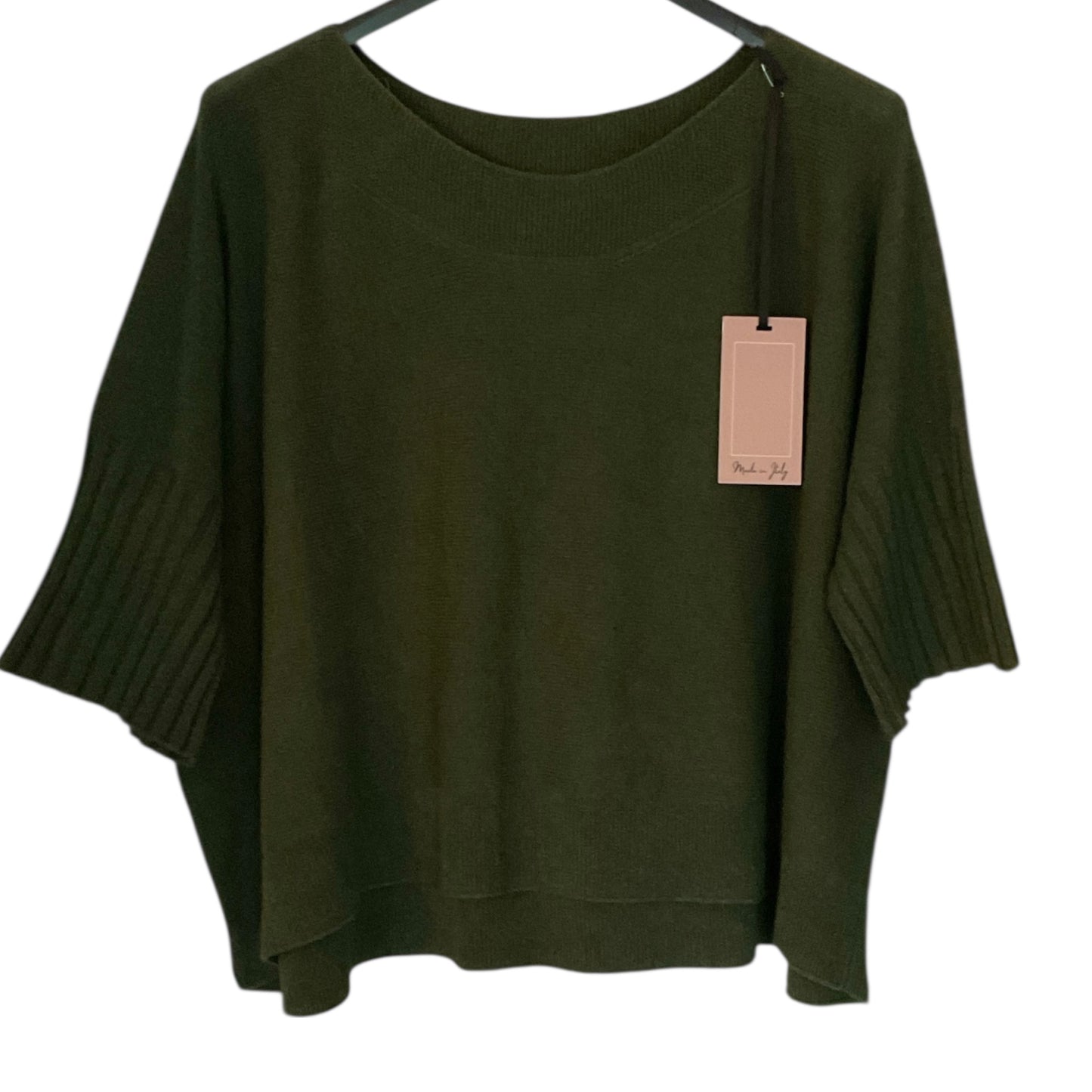 Loose Fit Sweater with 3/4 Sleeves