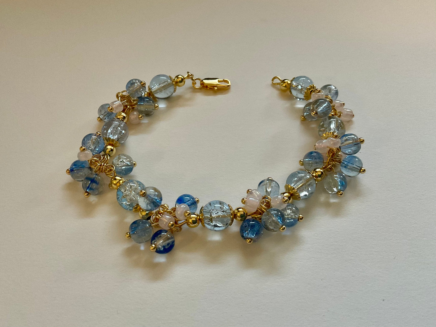 Frosted Skies Charm Bracelet