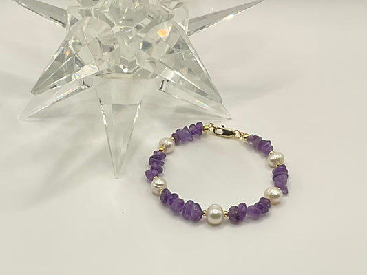 The Amethyst Grace Bangle
