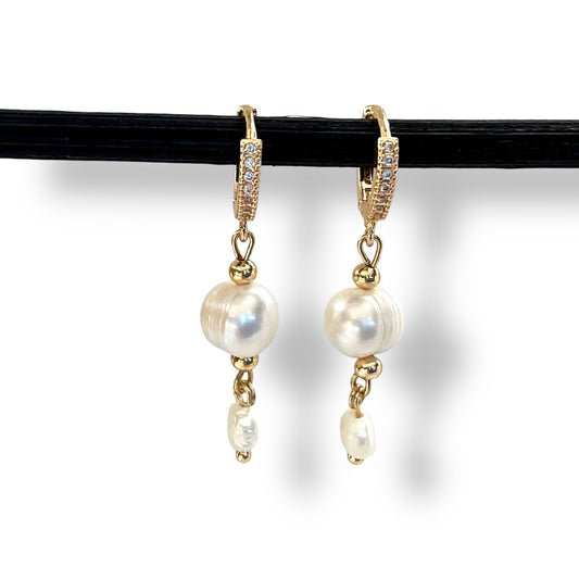 Lea Pearl Drop Earrings