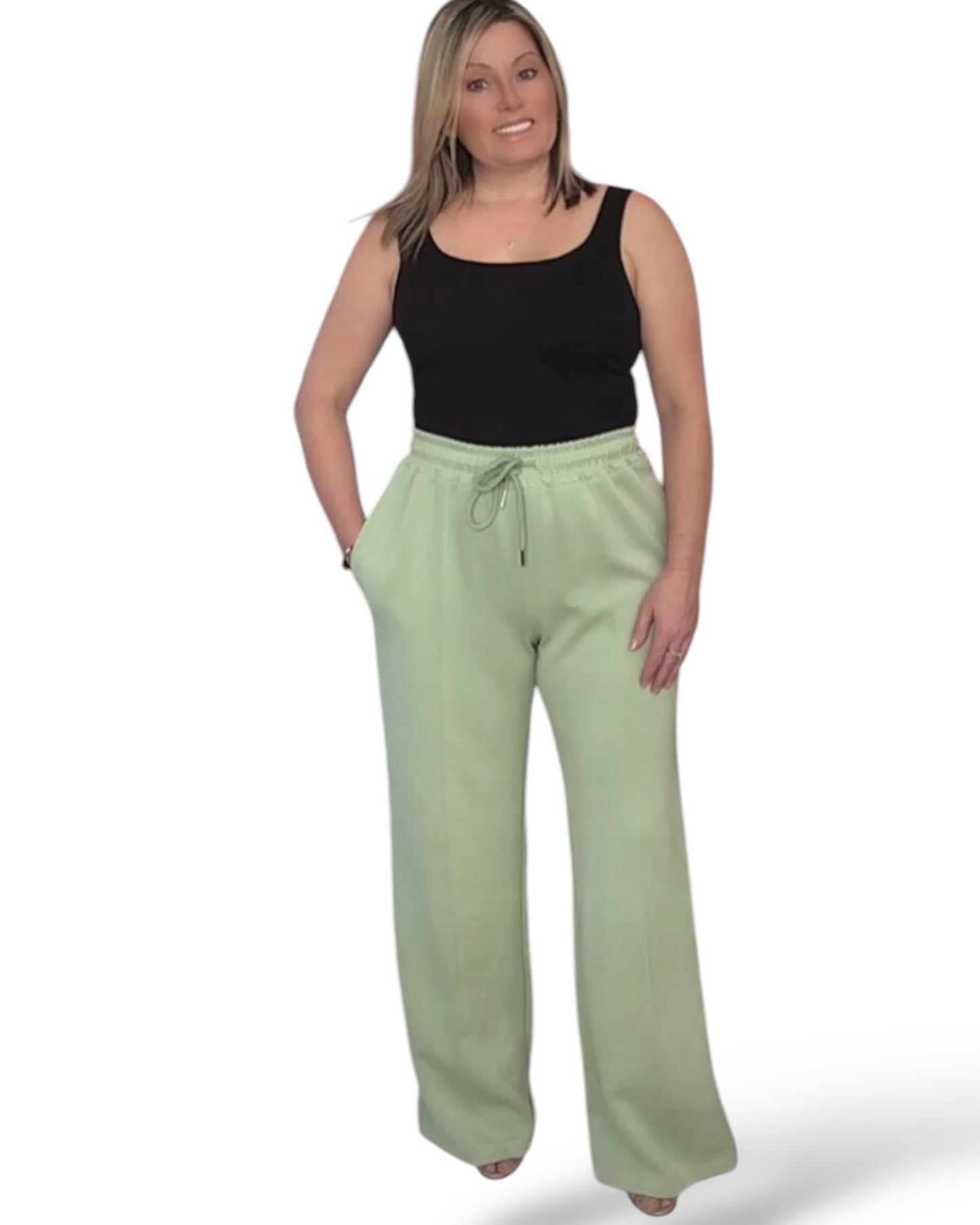 Seamed Front Jogger Trousers with Pockets (Nikki)