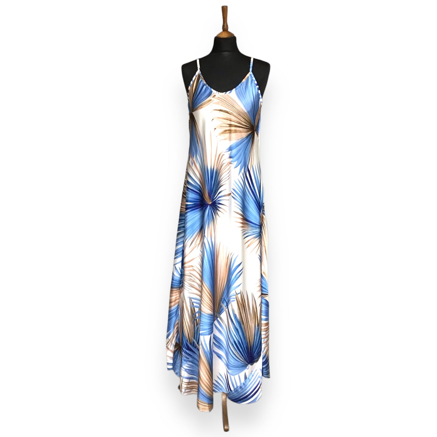 AIMEE. Slinky Feel Leaf Print Cami Dress