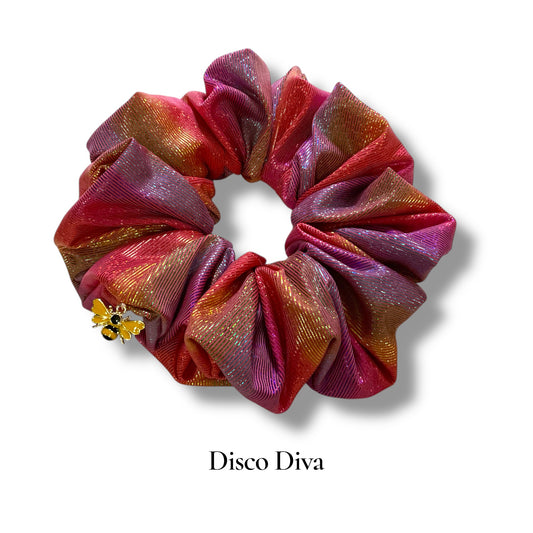 X Large Hair Scrunchie (Disco Diva)