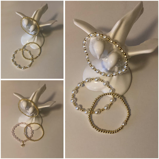 Trio of Beaded Bracelets (Charmayne)