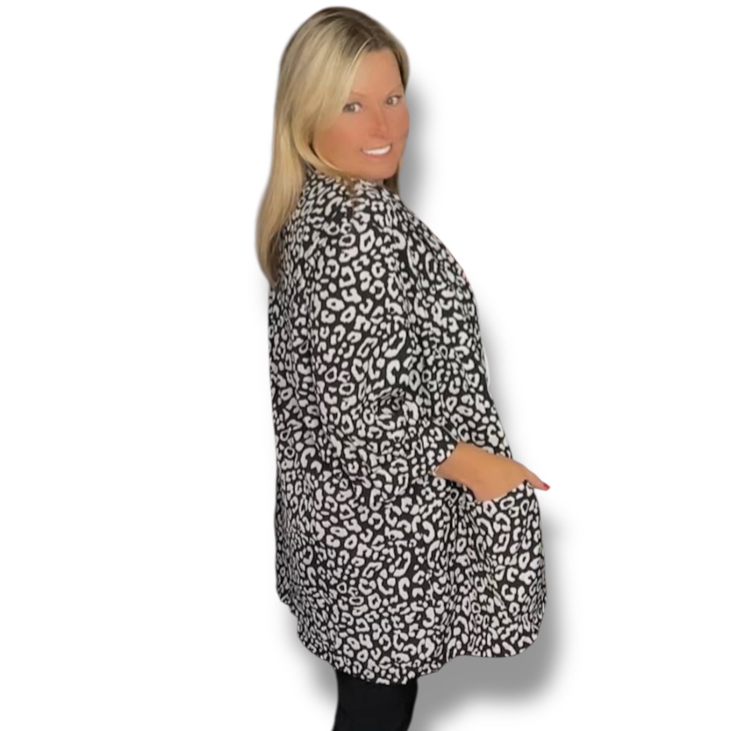 Bronte. Leopard Print Jacket