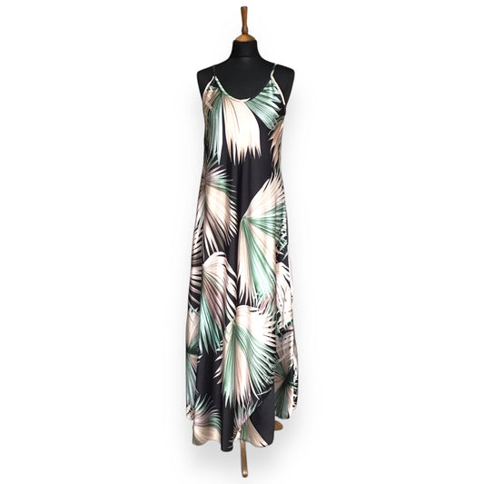 AIMEE. Slinky Feel Leaf Print Cami Dress