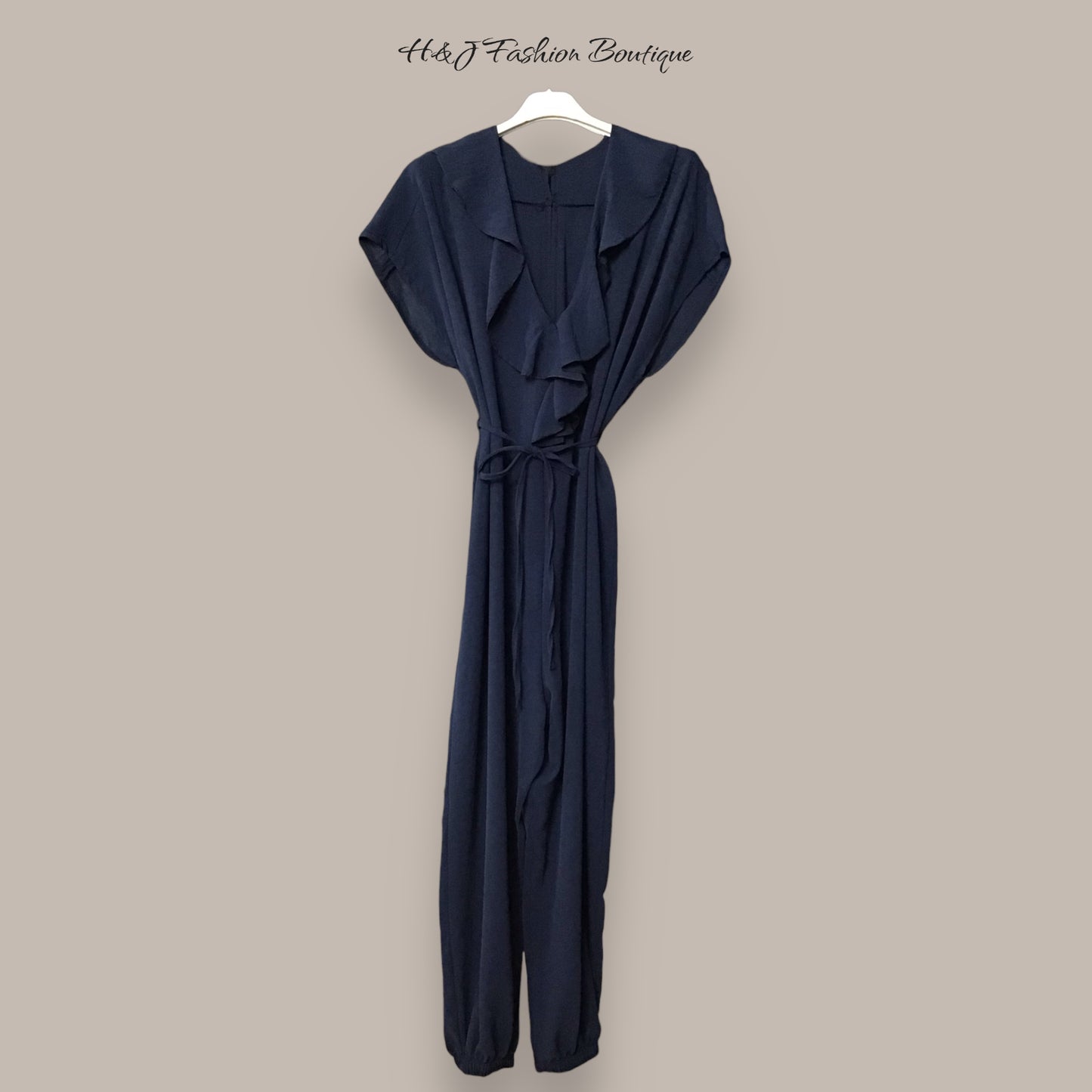 ANNA. Frill Front Harem Jumpsuit