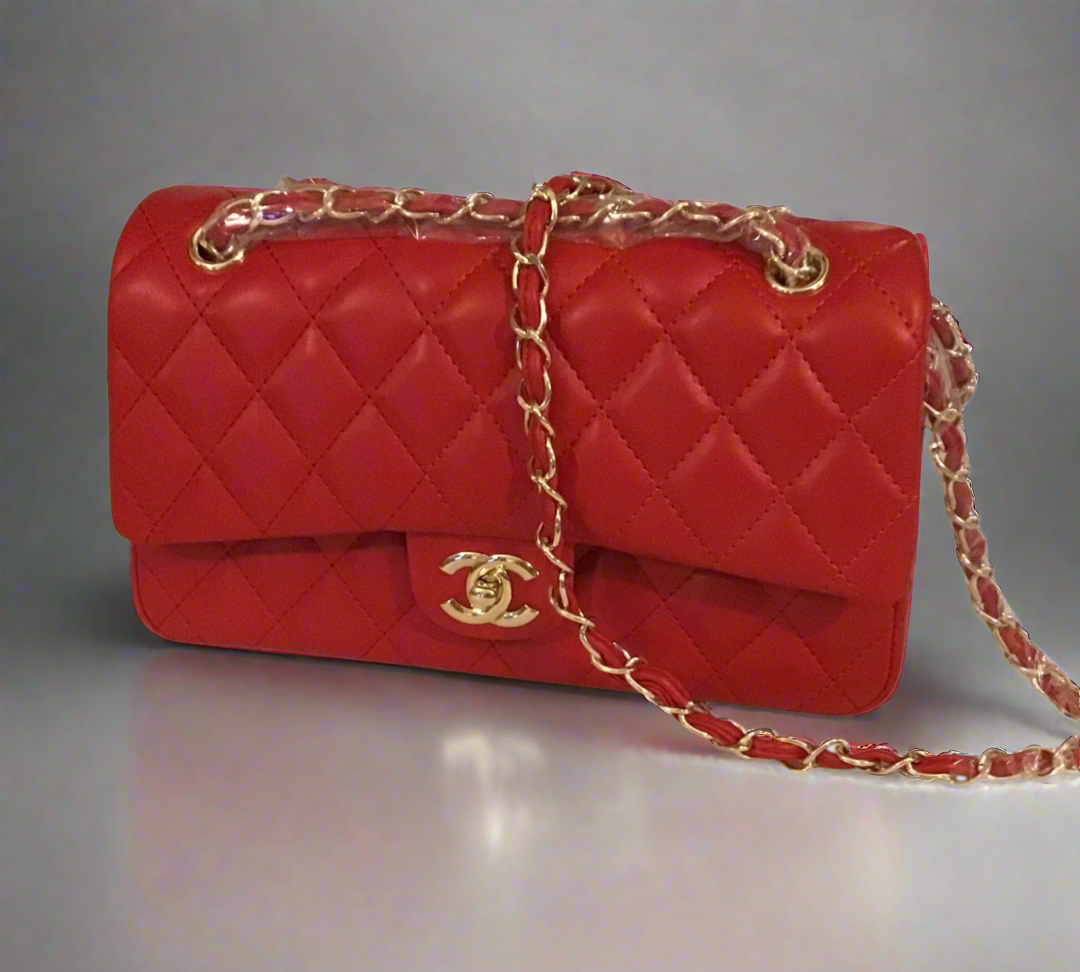 CeeCee. Designer Inspired PU quilted Handbag.