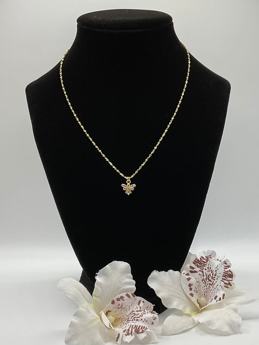 The Gold Honeybee Necklace 🐝✨