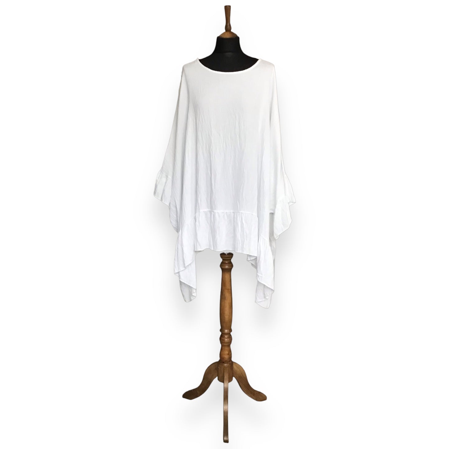 DOLLEE. Oversized Frill Edge Cover-up/Top