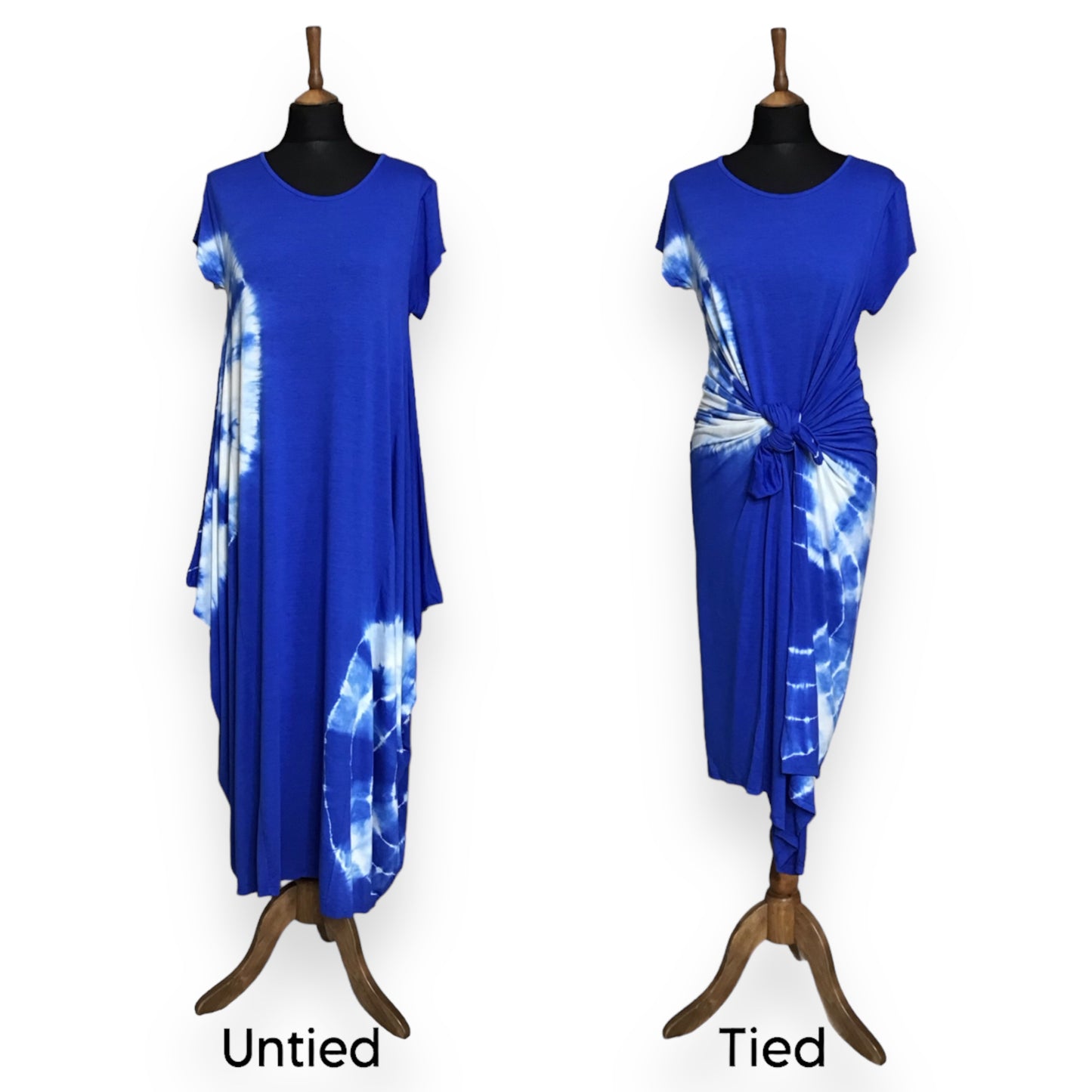 ISADORA. Stylish Tie Dye Parachute Midi Dress