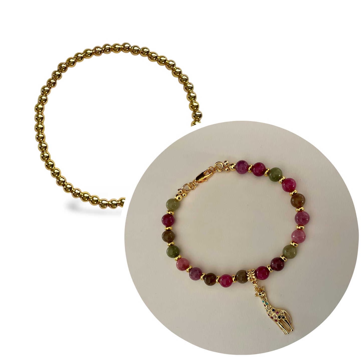 Wanderlust Giraffe Chalcedony Bracelet