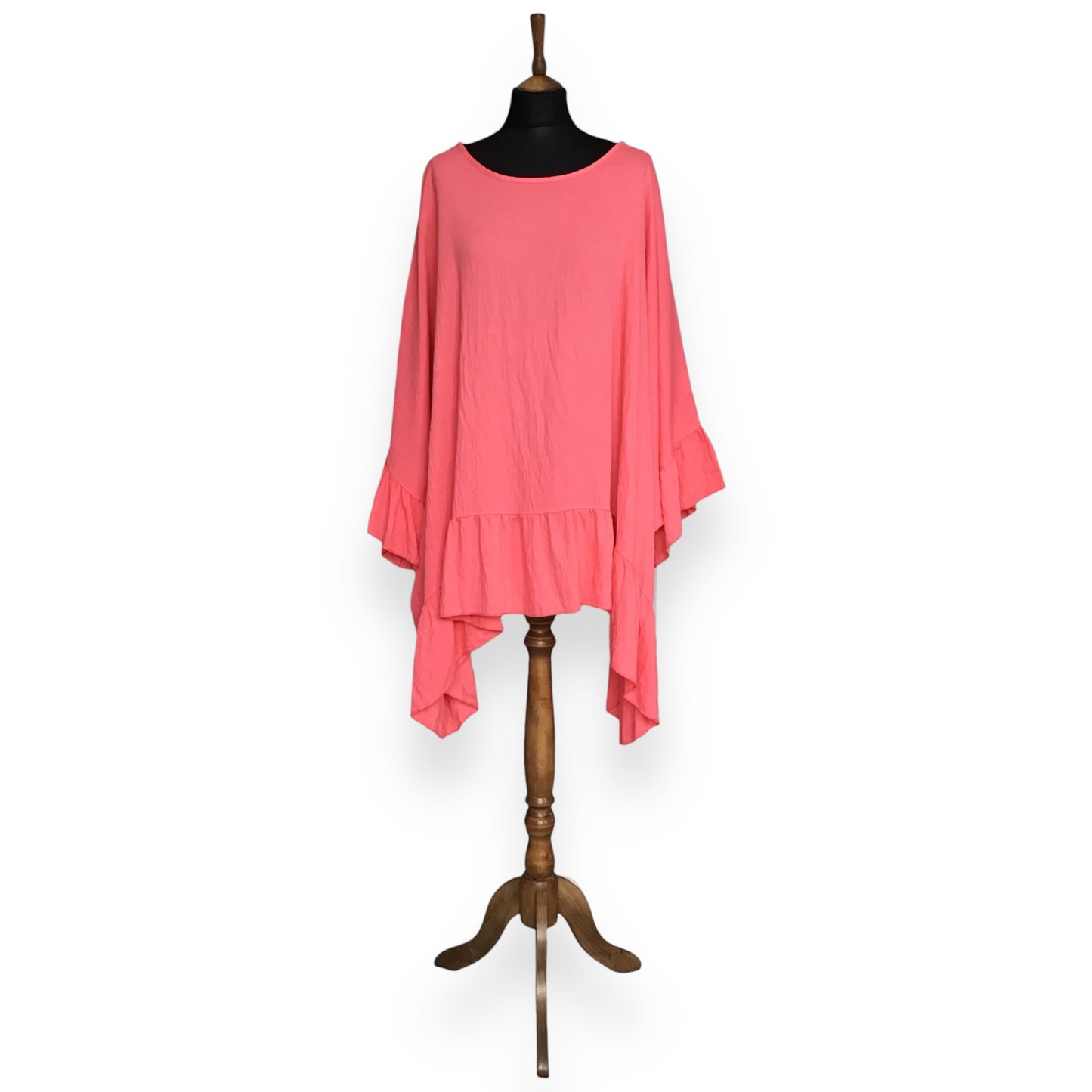 DOLLEE. Oversized Frill Edge Cover-up/Top