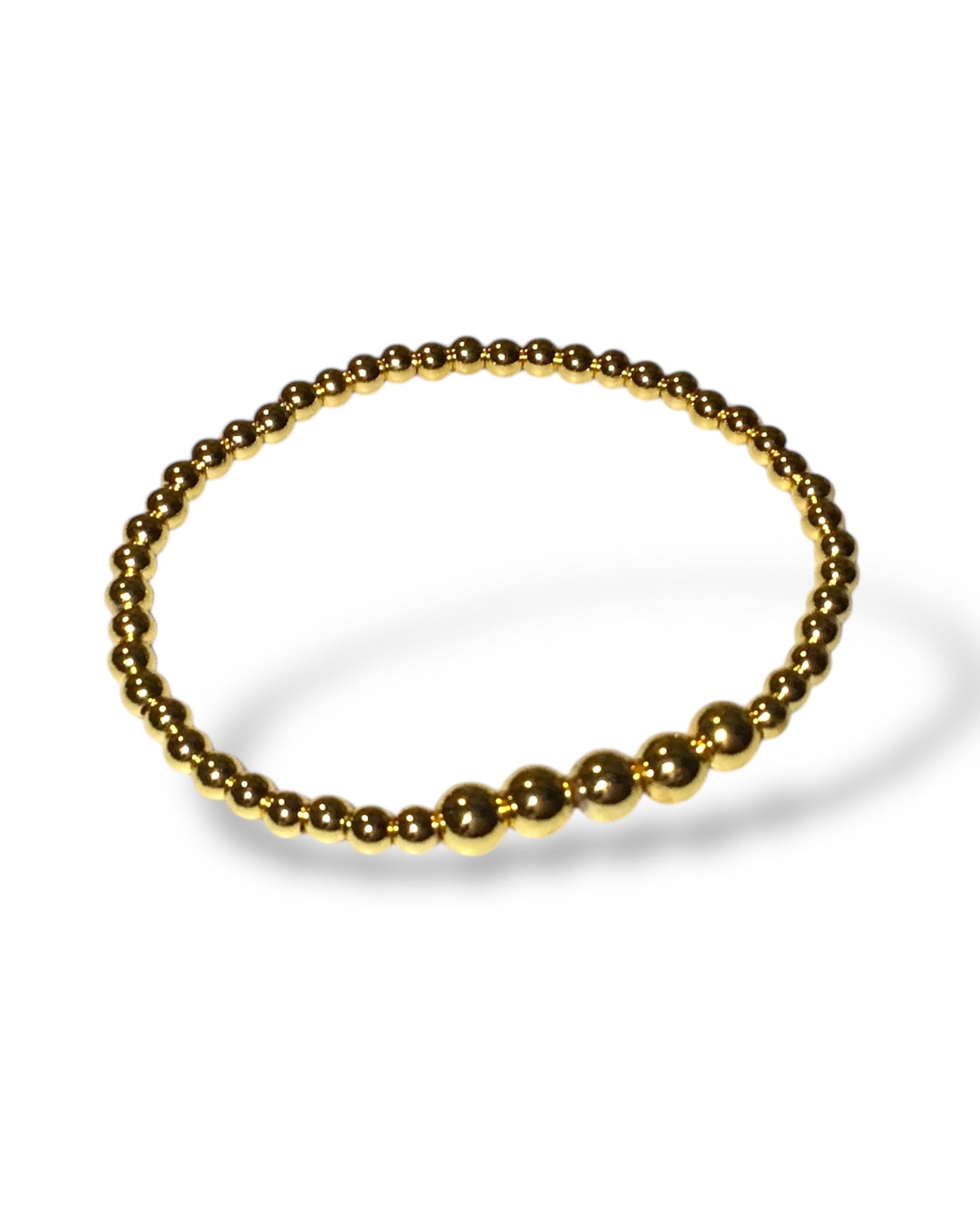 Charmayne 18k Gold Plated Beaded Stackable Bracket