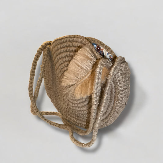 Sandy by Heather. Hand Crafted Boho Rope Bag