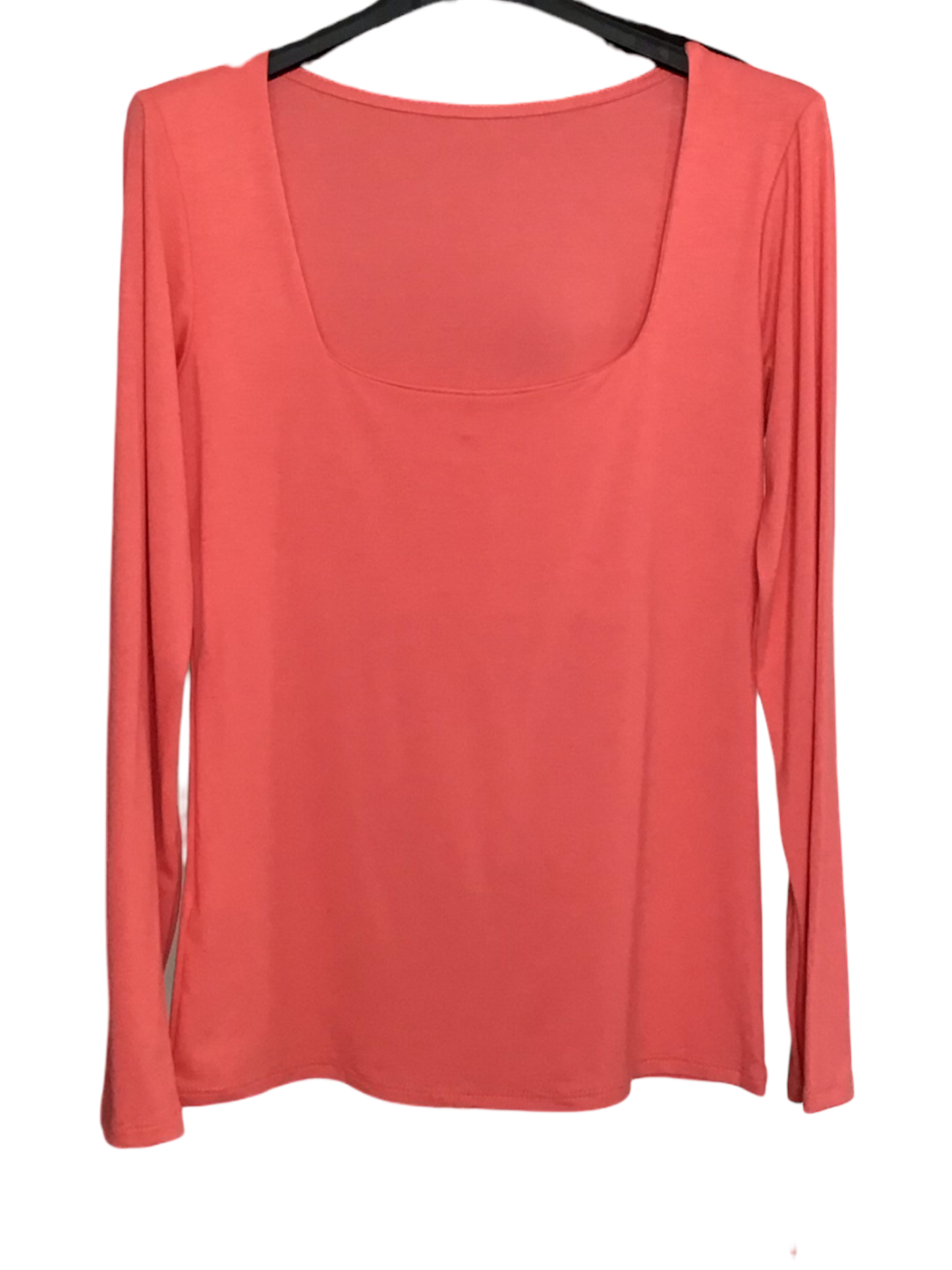 Bryony. Square Neck Long Sleeve Essential Top