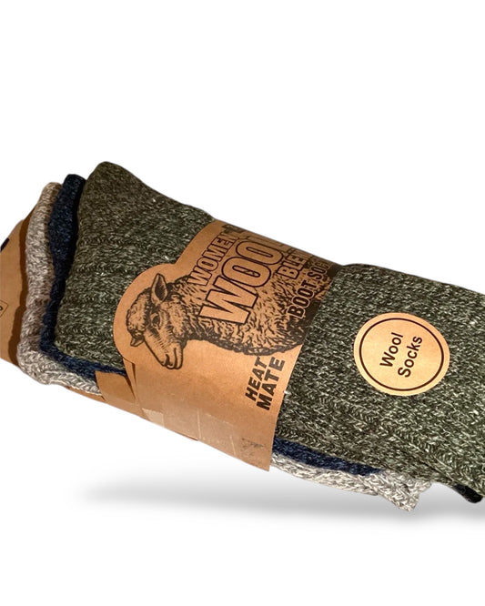 Nora. Wool Blend Boot Socks