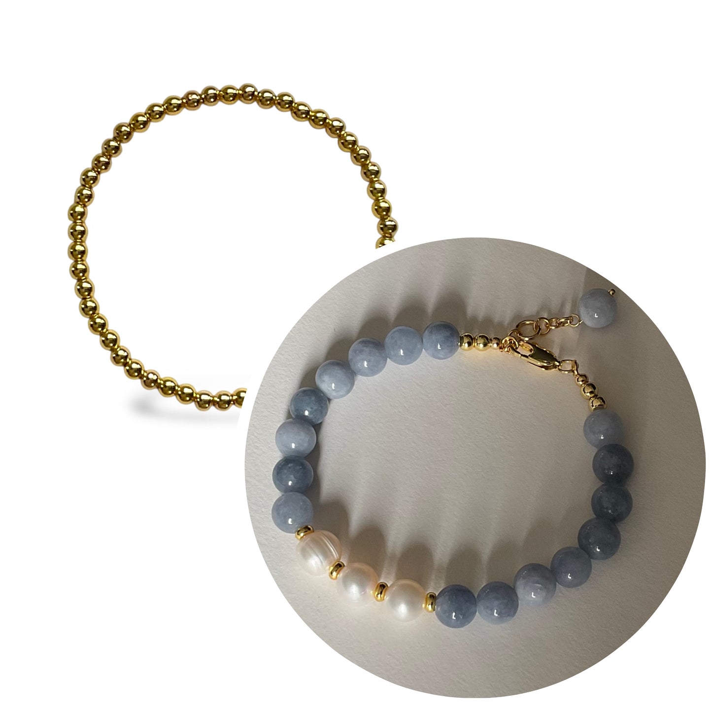 Soft Tides Pearl Bracelet