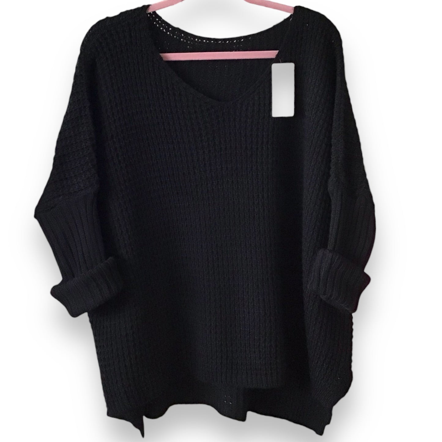 Liz. Waffle knit Oversized Jumper