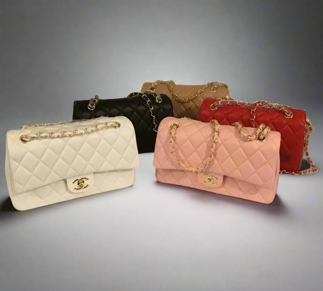 CeeCee. Designer Inspired PU quilted Handbag.