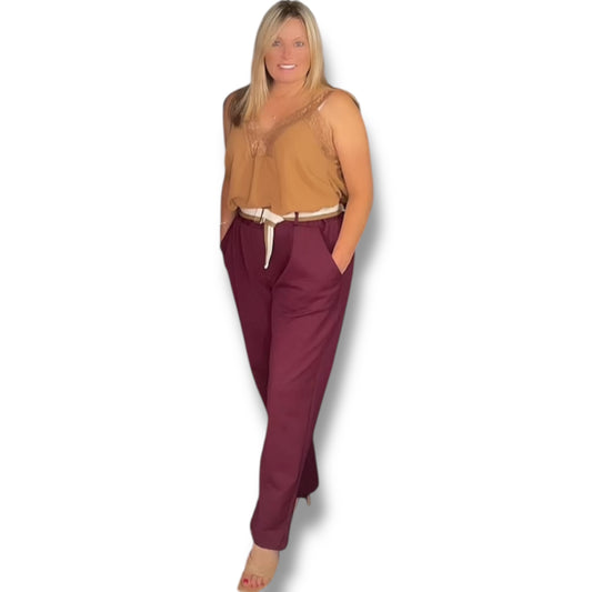 Trousers with Pockets & Belt (Sophie)