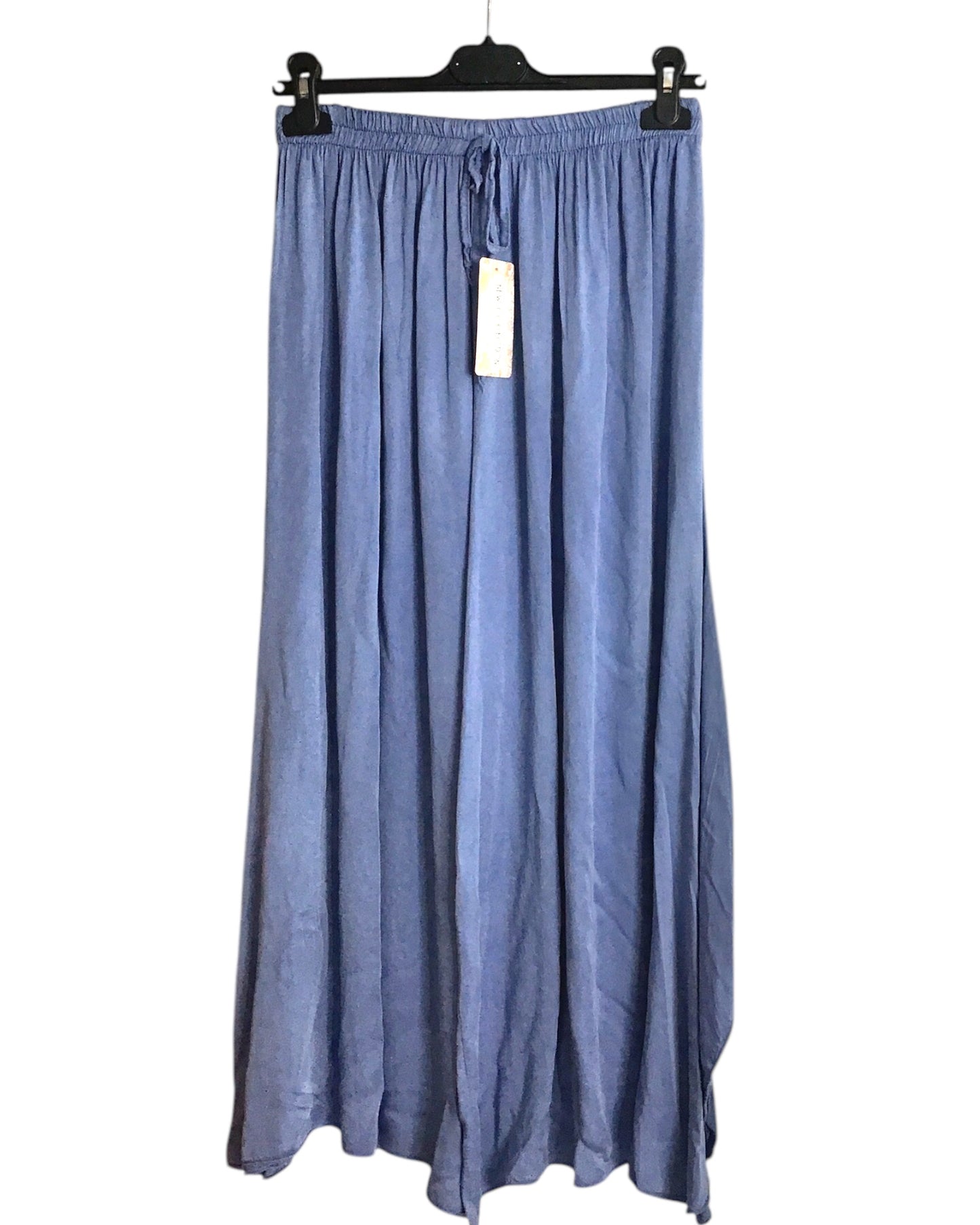 Cherylann Dip Hem Wide Leg Trousers