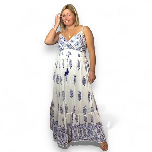 ARIA. Boho Maxi Dress.