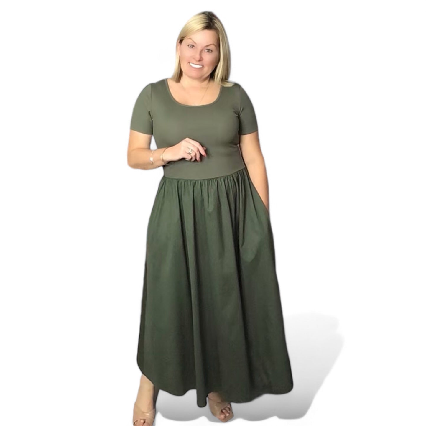 Preston Cotton Dress with Pockets