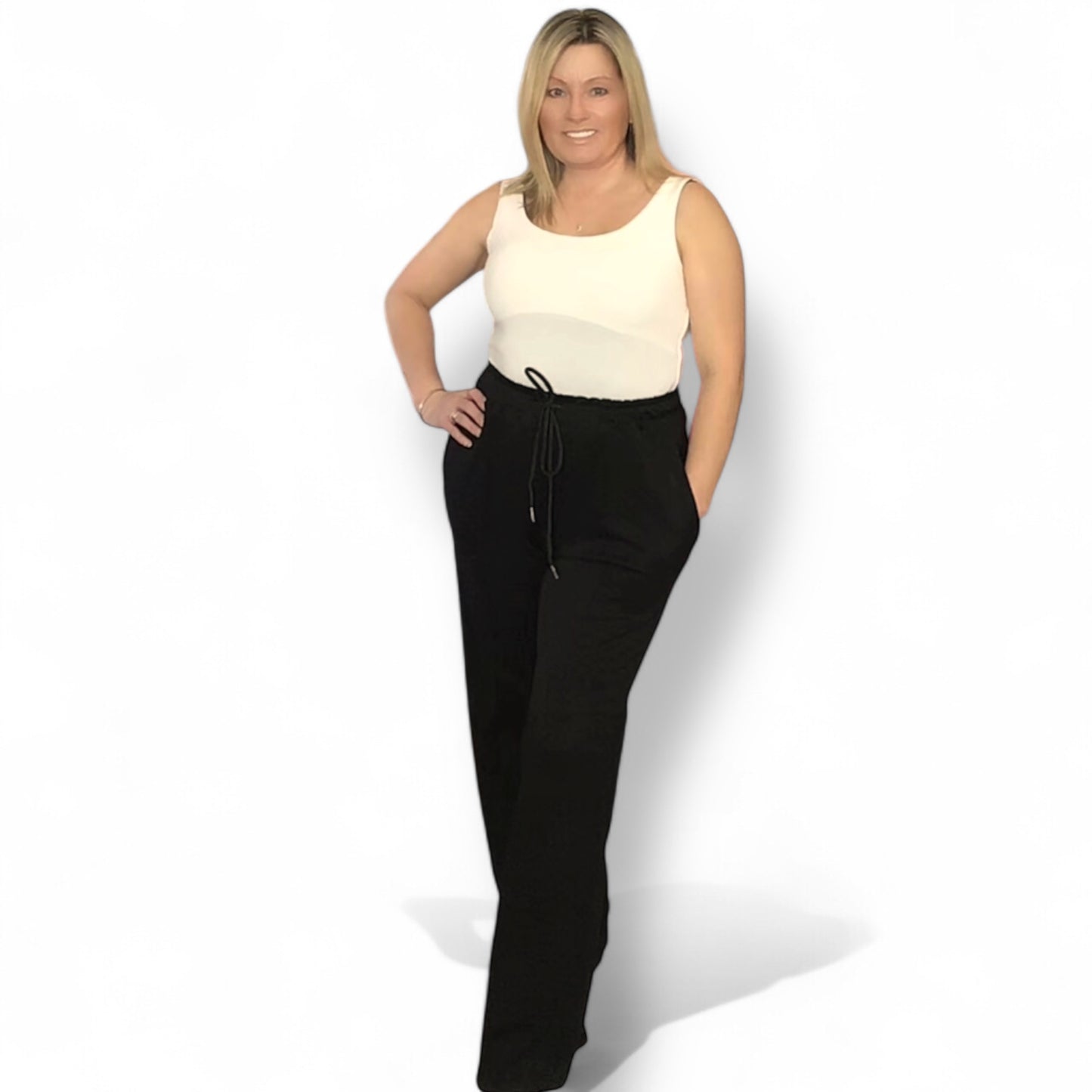 Nikki. Smart Seamed Joggers with Pockets