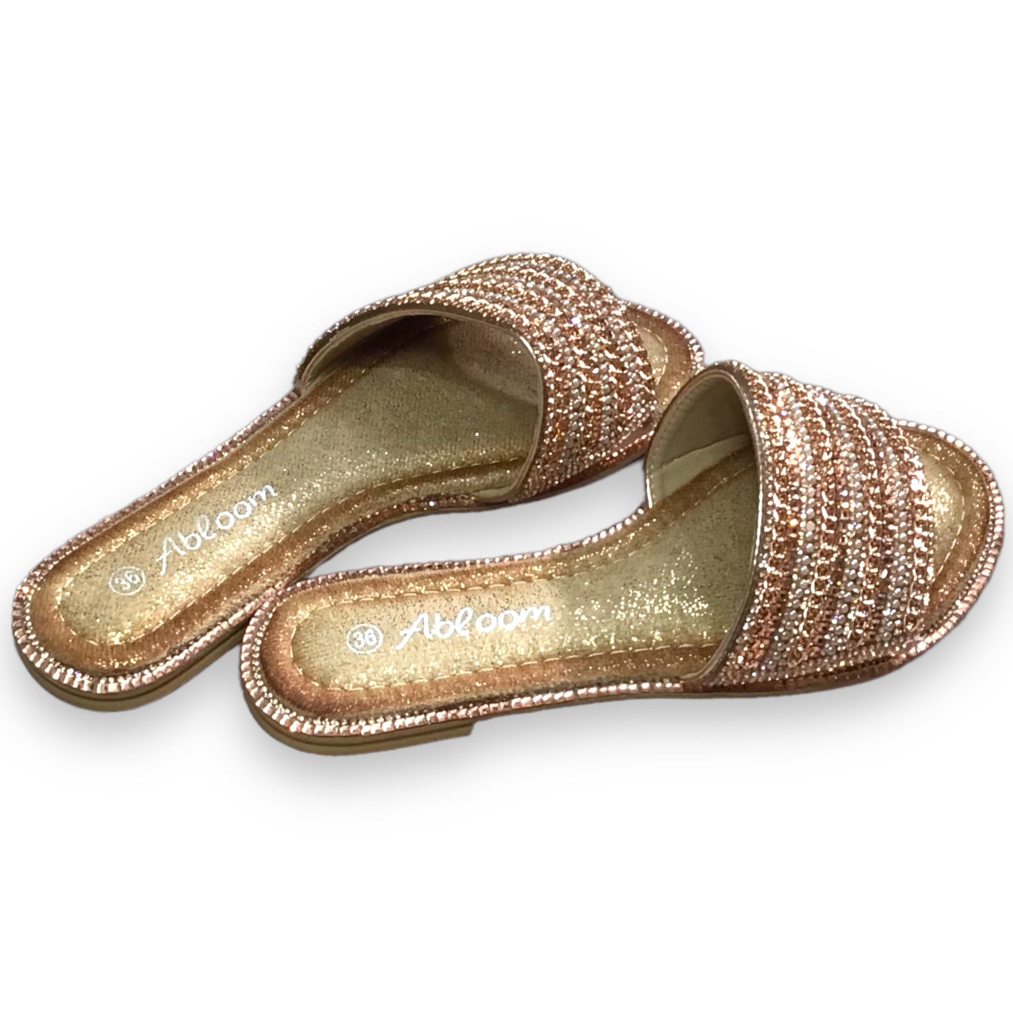 LARA. Stunning Gemstone Embellished Sliders