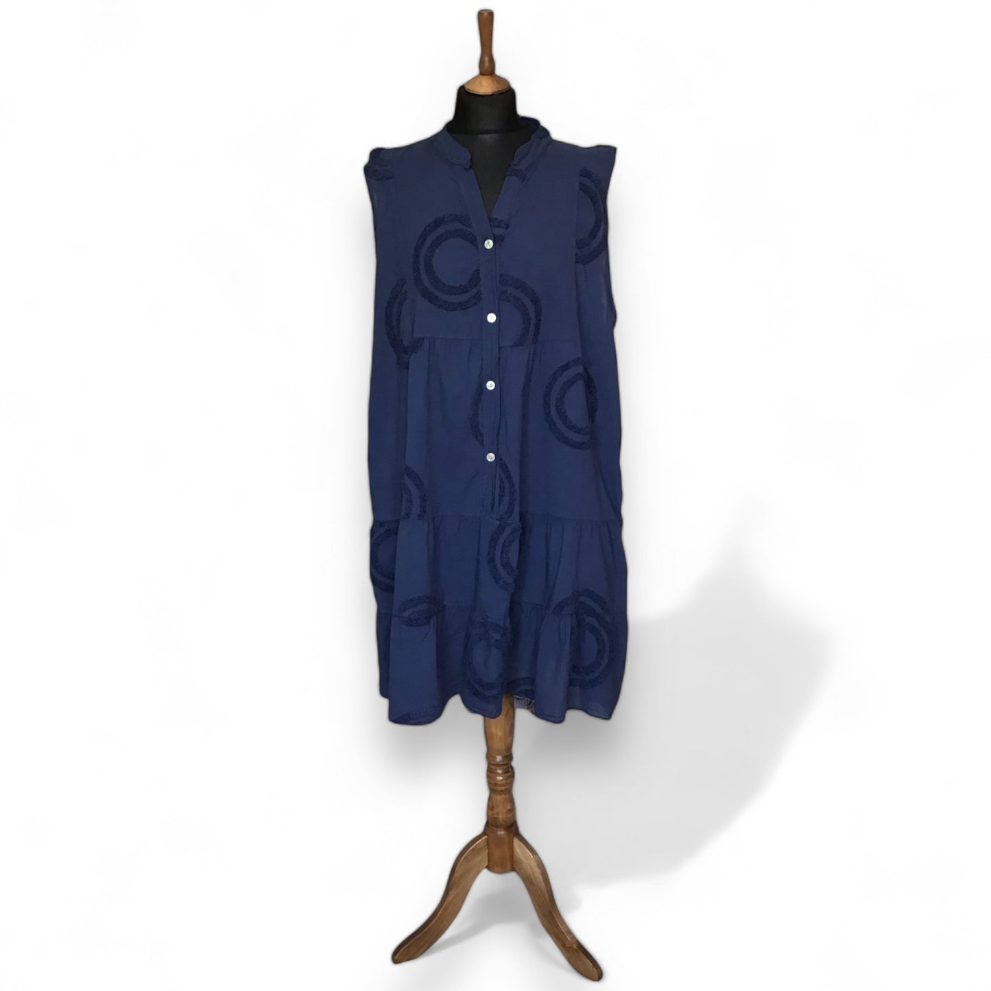 SOPHIE. lightweight Smock with Buttons to Front.